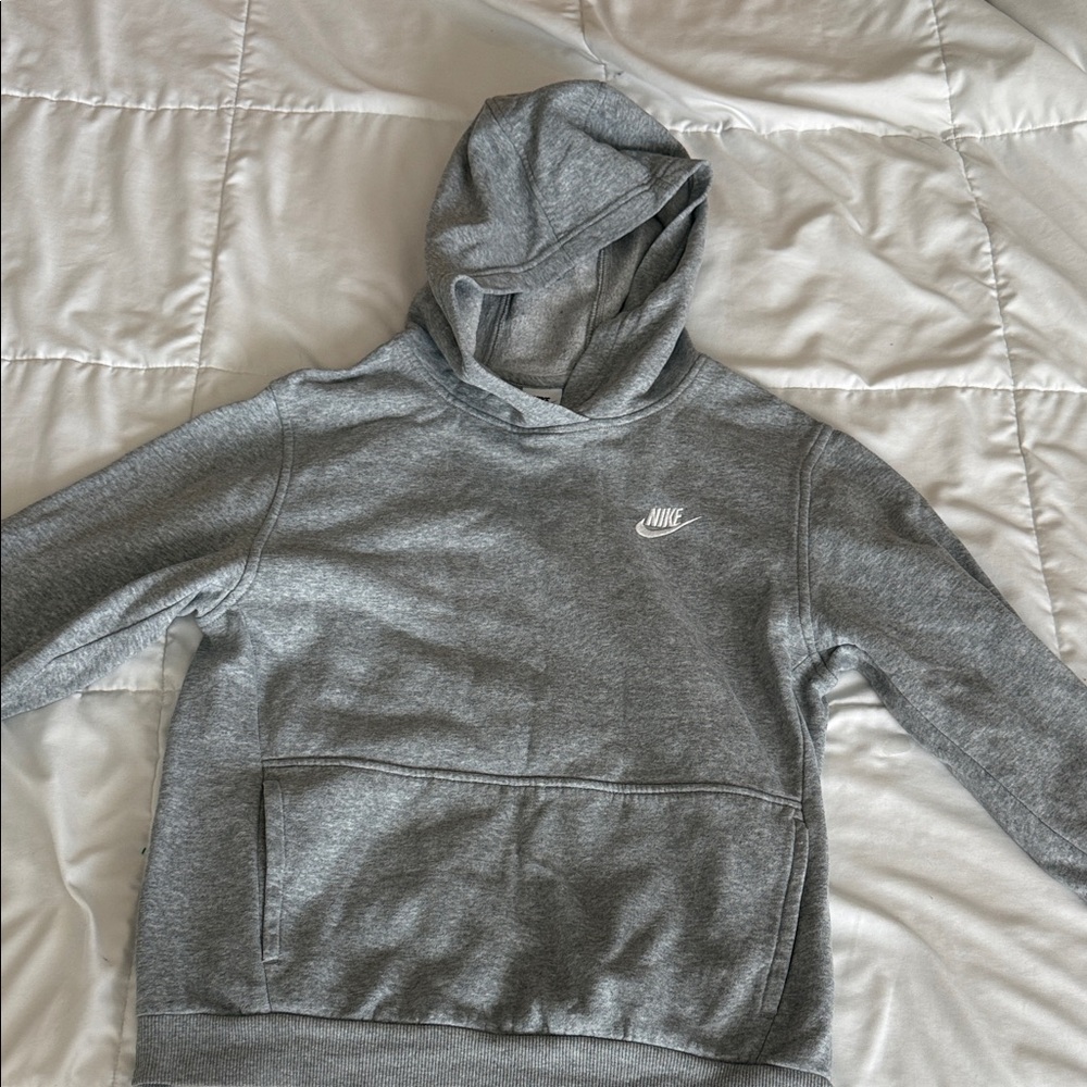 Nike Heather Gray Pullover Hoodie